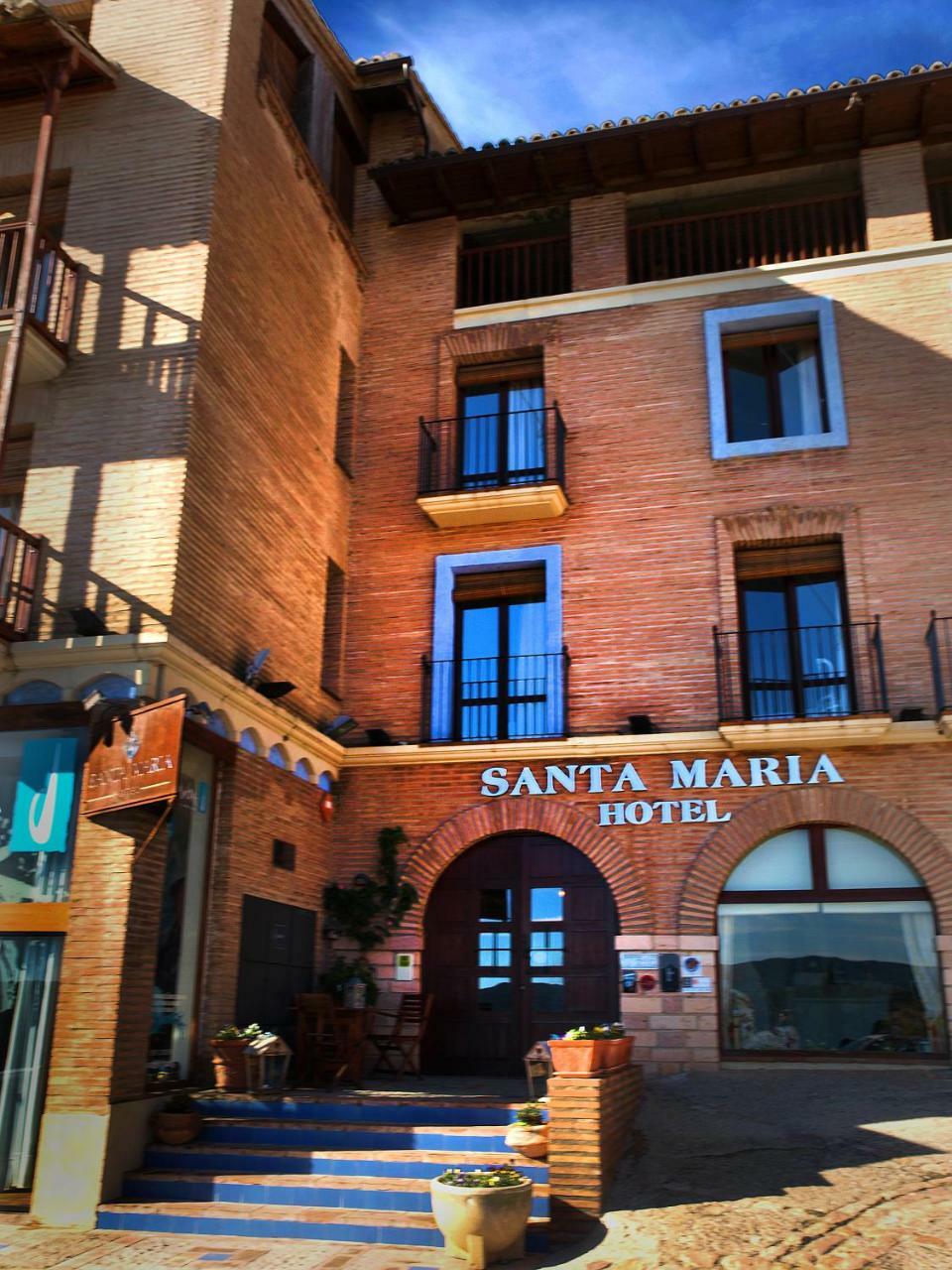 Hotel Santa Maria De Alquézar Exterior foto